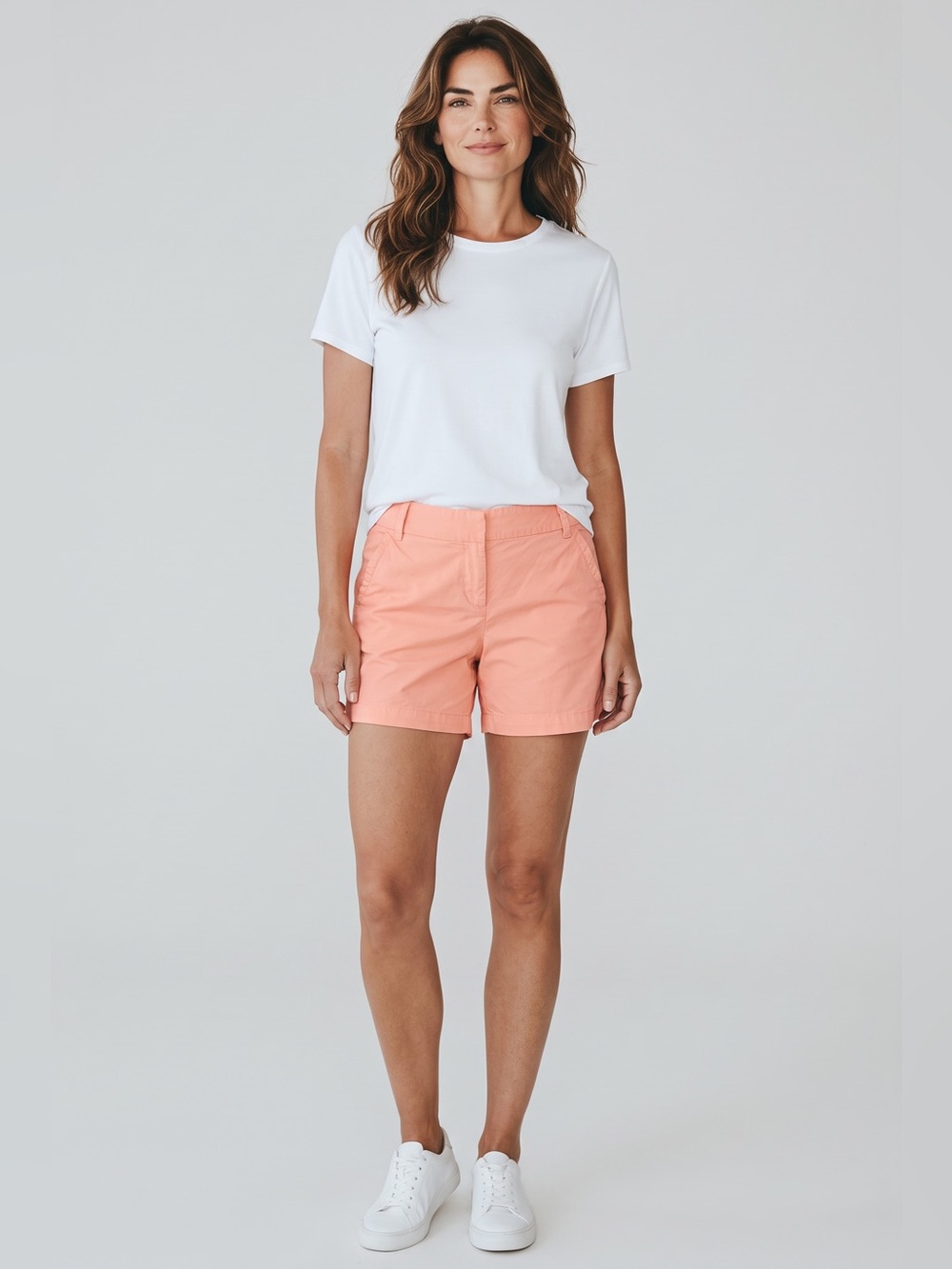 J. Crew 5” Chino Shorts // Peach // 6